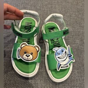 Pre owned moschino sandals (unisex) size 30 european